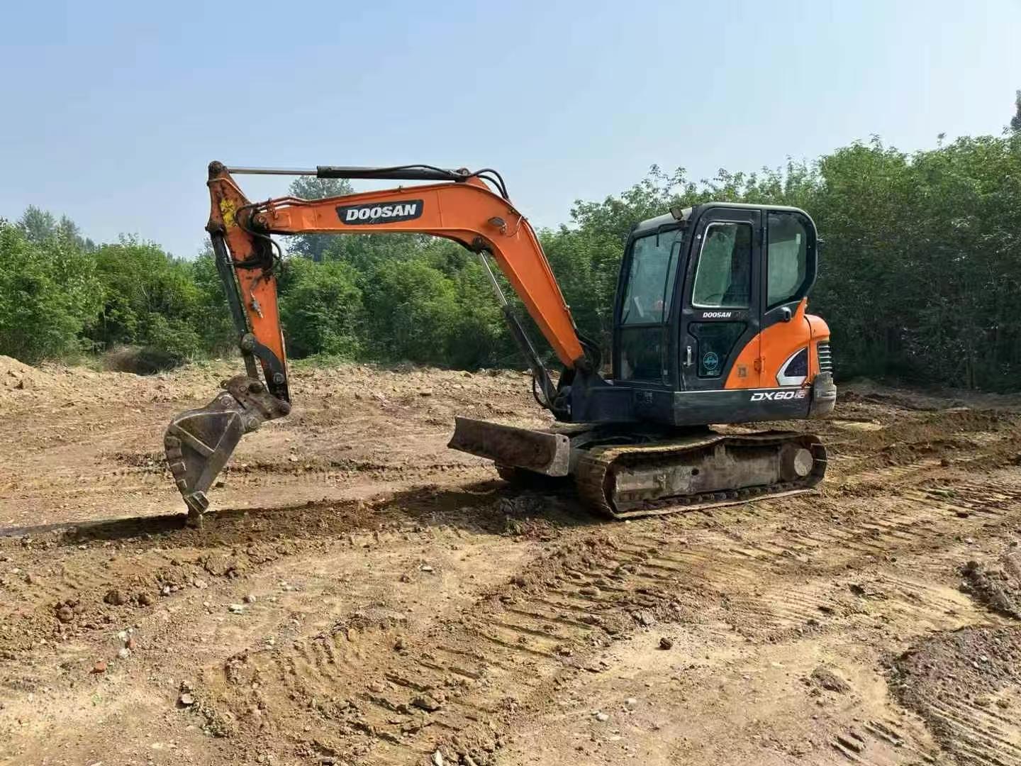Used Doosan DX60 compact excavator
